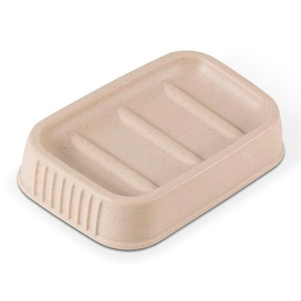 Мыльница открытая 12,5*8,5*2,5см пластик ЛАЙН песочный беж С566ПБЕЖ (32)