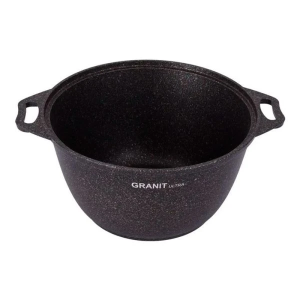 Кастрюля 2л алюминий АП GRANIT ULTRA Blue со стекл.крышкой 20см (3)