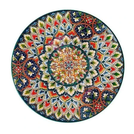 Блюдо 27*3см фарфор Arabesque зеленый (24)