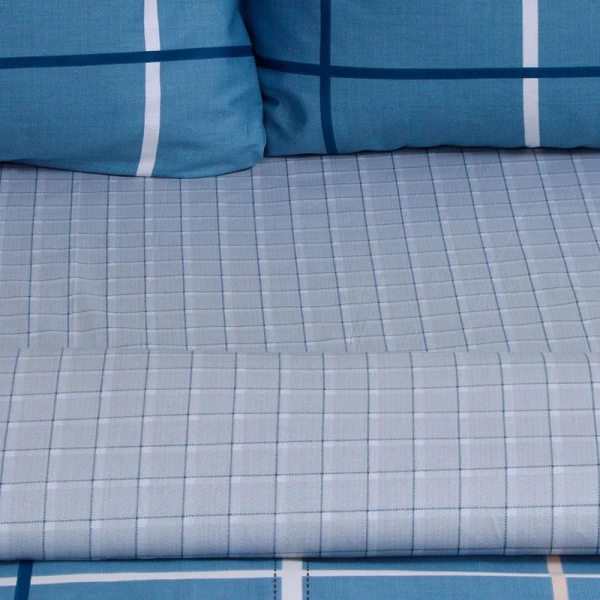 КПБ 2сп сатин 100%хлопок LoveLife (пр.200*225, под.175*215, нав.50*70*2, рис. School time) 125г/м