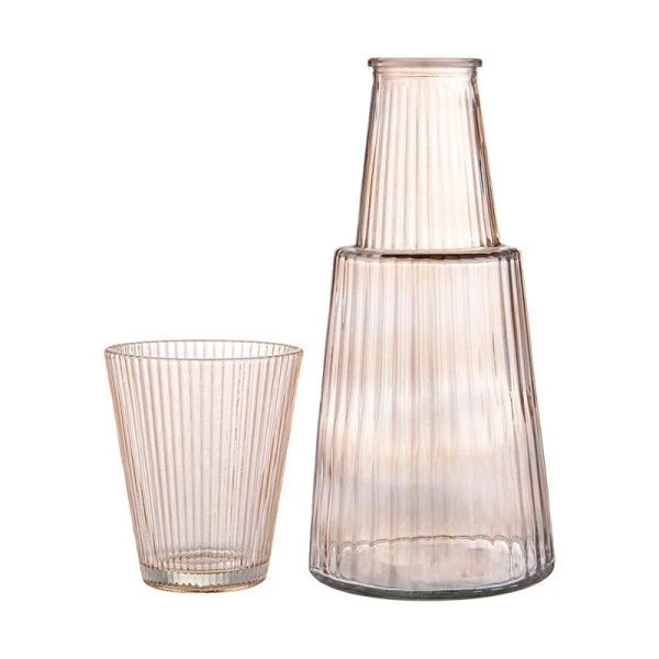 Графин 800мл с крышкой-стаканом 250мл стекло Amber (12)