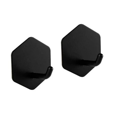 Крючки набор 2шт 4,5*5*2,5см металл самоклеящихся Шестиугольник (48)