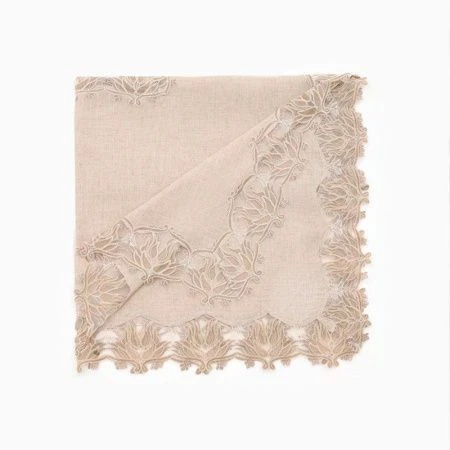 Скатерть 150*220 ±5см Ажурная, 100% полиэстер