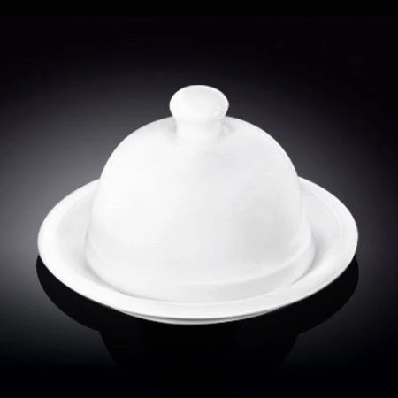 Масленка фарфор 9,5*5,5 см WL-996111 /A (6/72)