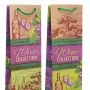Пакет для бутылки крафт 12,3*7,8*36,2 COLLECTION микс 2 диз