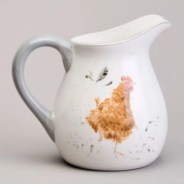 Кувшин 1100мл 18*13*16,5см керамика FUNNY HENS (16)
