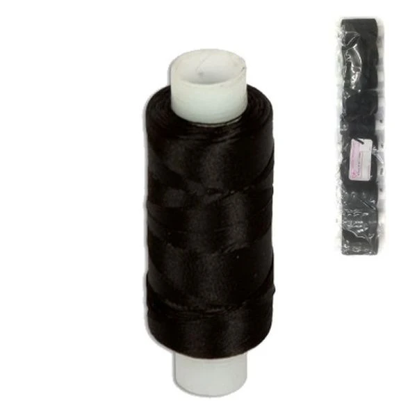 Нитки черные набор 10шт полиэстер синтетические 100 Экстра 200м (100)