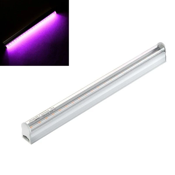 Фитосветильник светодиодный мультиспектральный металл/пластик 6Вт IP20 30см 220В Luazon (30)