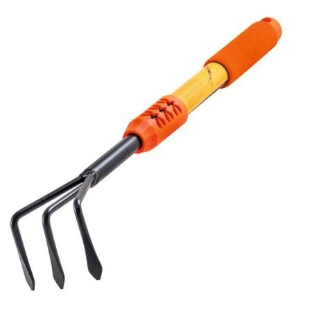 Рыхлитель 3-х зуб нерж.сталь, общая длина 45см поролоновая ручка PARK HG3550-F (24)