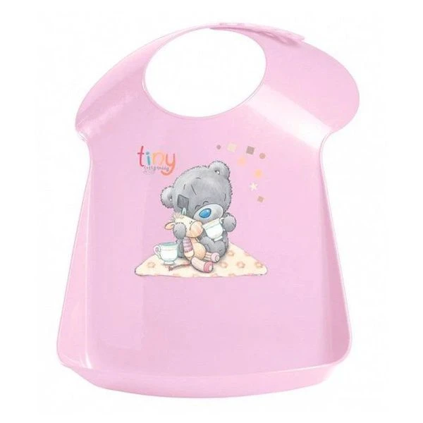 Нагрудник детский 340*240*65мм пластик ME TO YOU розовый (20)