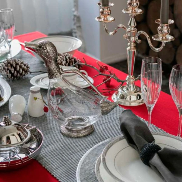 Декантер 750мл стекло/нерж.сталь Утка RE-C3045N (12)