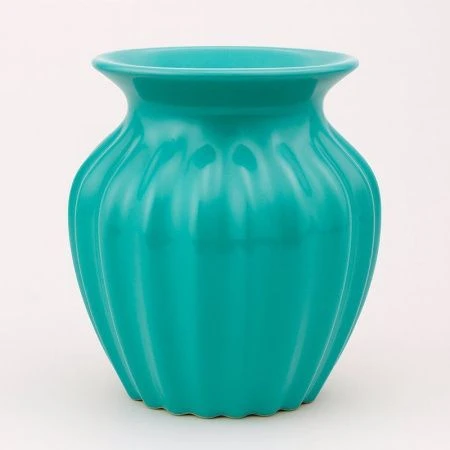 Ваза для цветов 15см керамика бирюза JC-16129 (36)