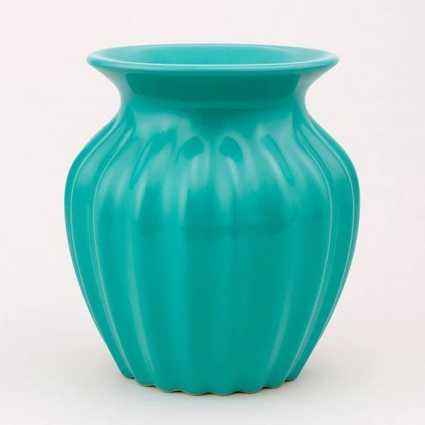 Ваза для цветов 15см керамика бирюза JC-16129 (36)