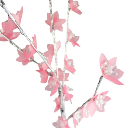 Дерево светодиодное 70см ЦВЕТЫ (28 диодов многоцветных без режимов) JC-5867 (50)