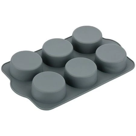 Форма для кексов 6 ячеек 25*15*3см силикон Silicone 79-005 (100)