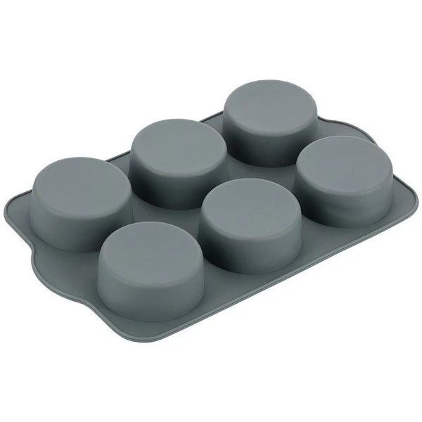 Форма для кексов 6 ячеек 25*15*3см силикон Silicone 79-005 (100)