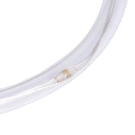 Гирлянда эл шнур 5м, 50LED, белый, пост.свеч., ПВХ прозр., d5мм, IP65, 220В