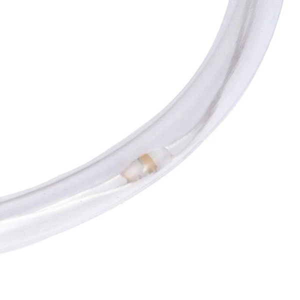 Гирлянда эл шнур 5м, 50LED, белый, пост.свеч., ПВХ прозр., d5мм, IP65, 220В