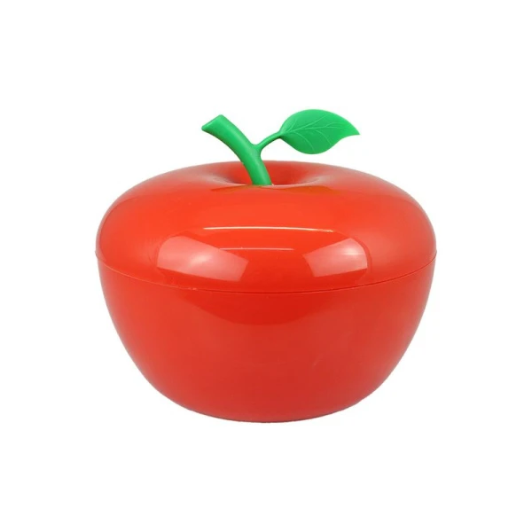 Ваза ЯБЛОКО d170мм пластик красная/корал. (40)