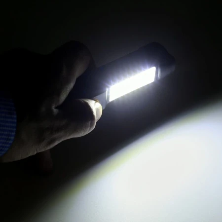 Фонарь ручной аккумуляторный, 5 Вт, 400 мАч, XPE, COB, zoom, 4 режима, 13,5*4*4см, Type-C