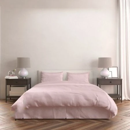 КПБ евро фланель Реверанс (пр.220*250, под.200*220,нав.70*70*2/50*70*2) рис. Пыльная роза (серо-роз)