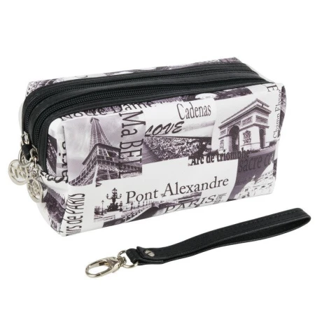 Косметичка 20*10*10см ПАРИЖ 12050-51 (100)