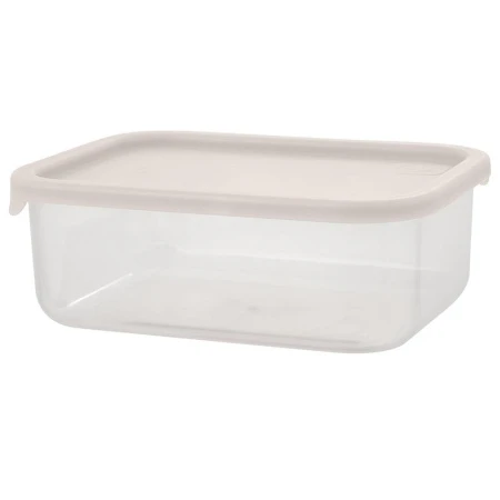 Контейнер пищевой 1л 178*127*55мм пластик Sugar&Spice прямоугольный с гибкой крышкой латте (15)