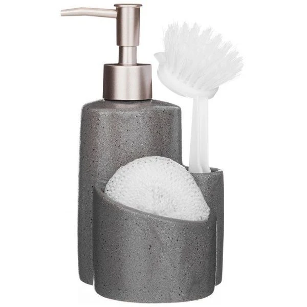 Дозатор для моющего средства с губкой и щеткой (24)