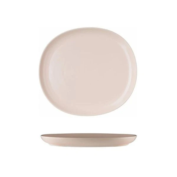 Блюдо сервировочное 31см керамика BILLIBARRI LESS MATT APRICOT (4)