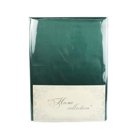 Скатерть 150см полиэстер 86% хлопок 14% ГЛАДЬ зеленая 1954Д-01