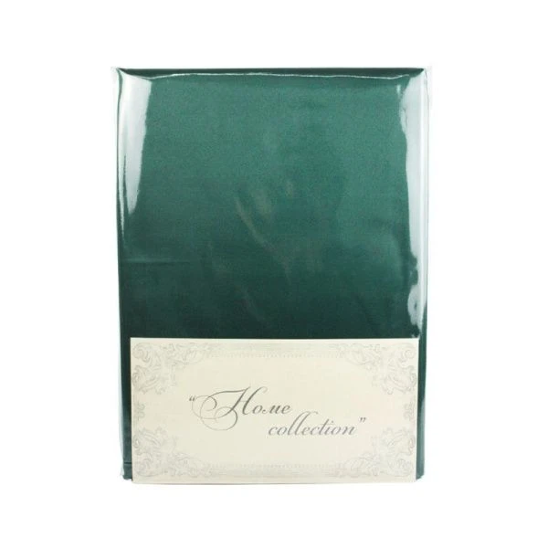 Скатерть 150см полиэстер 86% хлопок 14% ГЛАДЬ зеленая 1954Д-01