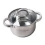 Кастрюля 2,1л нерж.сталь со стекл.крышкой 16см 5-ти сл.дно арт.5616S (8)