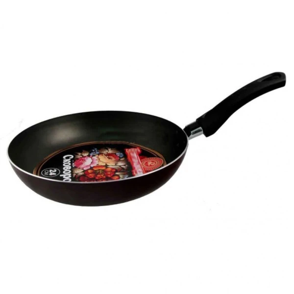 Сковорода 24см алюминий АП без крышки ТМ Мастерица (12)