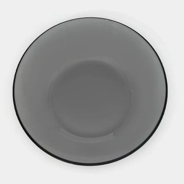 Тарелка глубокая 20,8см стекло СИМПАТИЯ ГРАФИТ суповая (30)