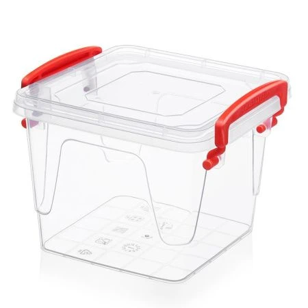 Контейнер пищевой 550мл пластик FRESH BOX квадратный (96)