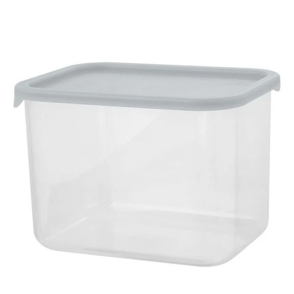 Банка для сыпучих продуктов 1л 140*105*97мм пластик Sugar&Spice прямоугольный с гибкой крышкой трюфель (16)