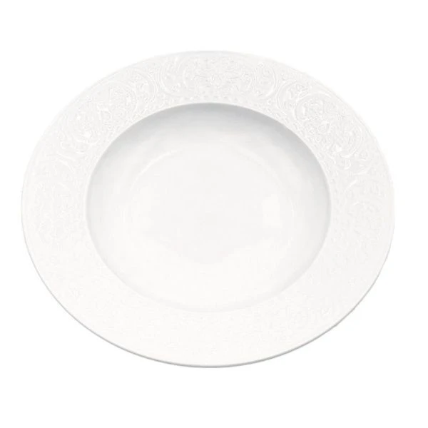 Тарелка глубокая фарфор 200мл 23*4см АЖУР КЛАССИК (36)