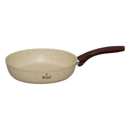 Сковорода 22см алюминий АП литая кремовый гранит индукция (12)