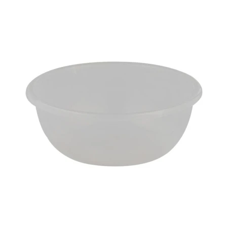 Таз 10л пластик ЛЮКС прозрачный круглый (30)