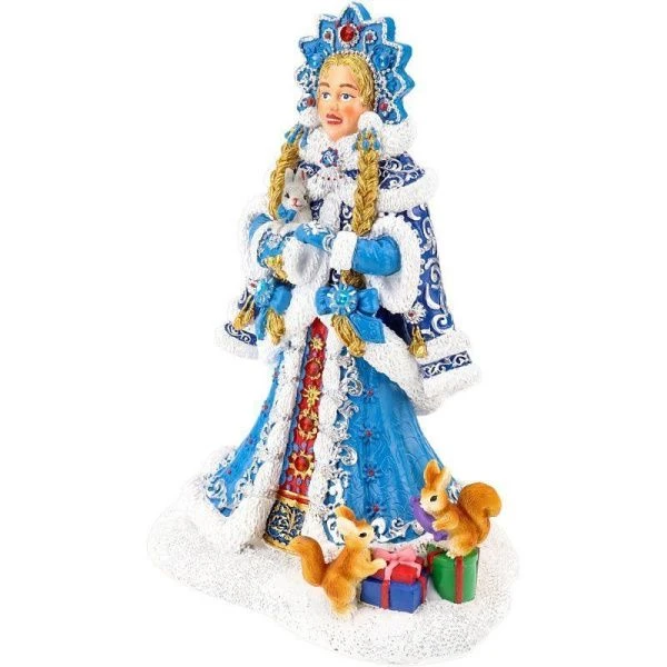 Статуэтка их полирезины, Внучка Деда Мороза, 22 см, (собственная разработка)