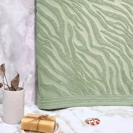 Полотенце махровое 70*140 Узбекистан Сафари (Сафари 08-193 светло-зеленый) 450г