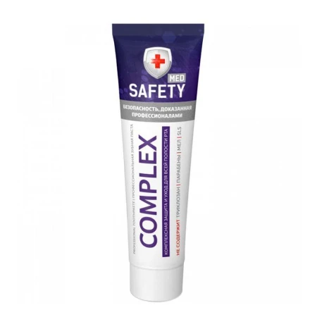 Зубная паста 100мл SAFETY MED Complex (24)