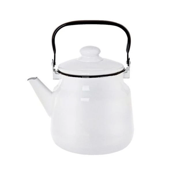 Чайник 3,5л эмаль белый 01-2713 (4)
