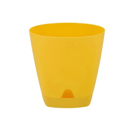 Горшок для цветов 1,35л 14см пластик Amsterdam спелая груша с прикорневым поливом (10)