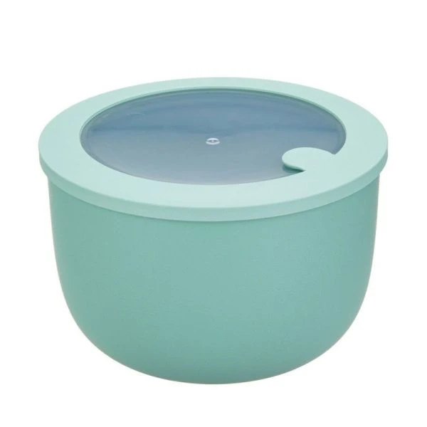 Миска герметичная 2,1л пластик НЕО с клапаном для СВЧ Фисташковый (12)