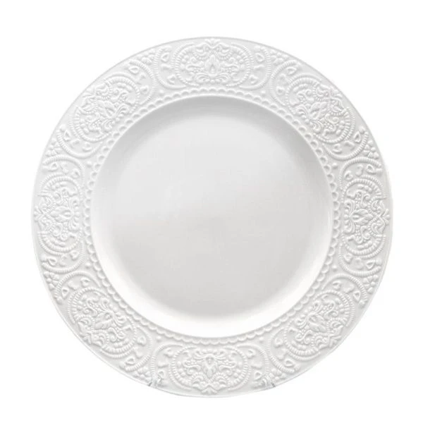 Блюдо круглое 30см фарфор АЖУР КЛАССИК (16)