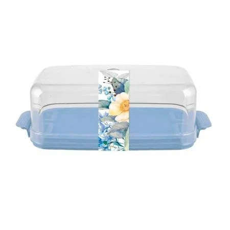 Масленка 17,5*8,3*5,7см пластик ЦВЕТУЩИЙ САД (42)