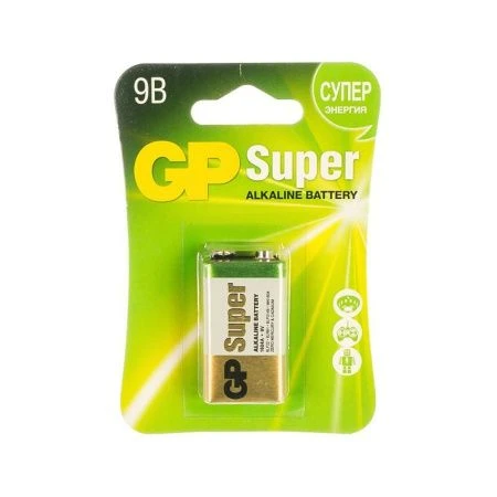 Батарейка GP Super Alkaline 6LR61 1604A-5CR1 (20/100)