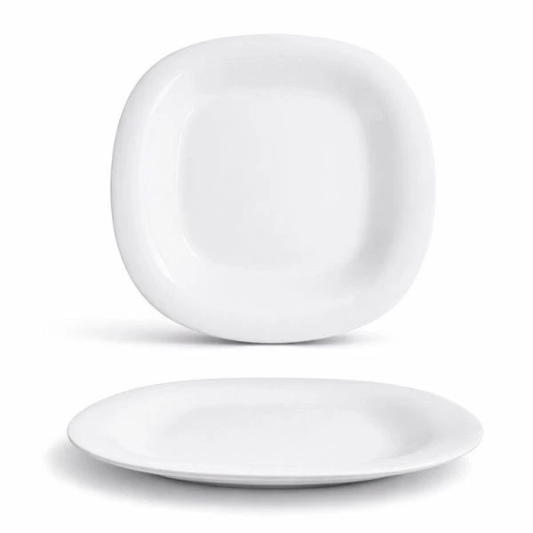 Тарелка мелкая 26см стеклокерамика КАРИН НЬЮ УАЙТ обеденная Н5604, N6804 (24)