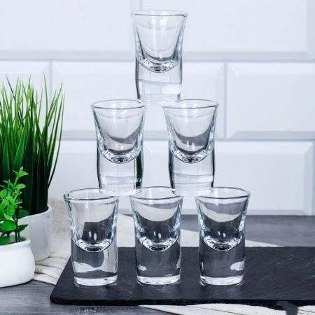 Рюмки набор 6шт 30мл стекло Y304 (24)